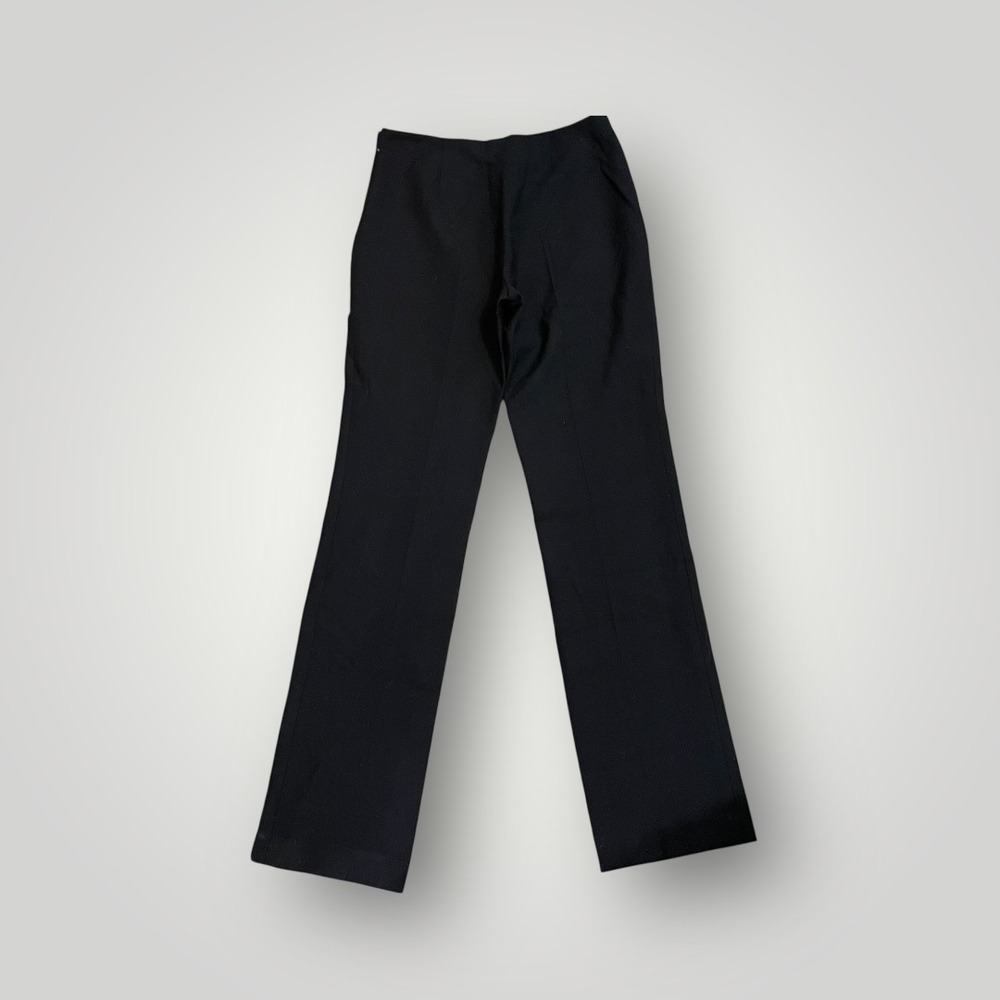 Kors Michael Kors Trousers Women 6 Navy Wool Straight Leg Italy Designer Luxury